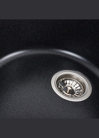 Гранітна мийка для кухні 7750 LIRA матовий Карбон Platinum (269793279)