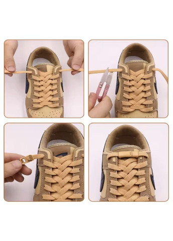 Еластичні шнурки без зав'язок з магнітними застібками в один колір China (356567337)