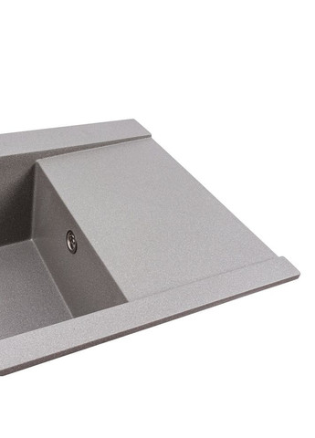 Гранітна мийка для кухні ATLAS 9651 матова Сірий мусон Valeso (358059447)