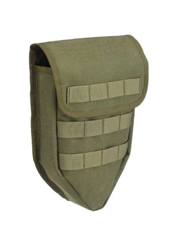 Лопата складная Folding Spade (длина: 600 мм), черная, чехол кордура, вес 1,245 кг, материал 420, раскладная Fox (396278520)