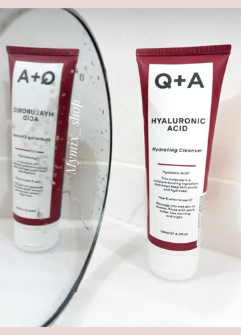 Зволожуючий очищуючий гель з гіалуроновою кислотою Hyaluronic Acid Cleanser Gel 125ml (A111171) Q+A (316093004)