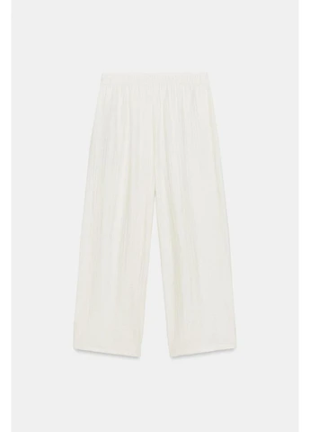 ШТАНЫ BARREL ИЗ РУСТИКАЛЬНОЙ ТКАНИ Zara (402409671)