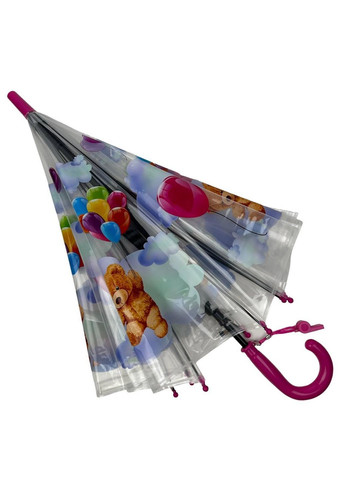 Прозрачный детский зонт трость полуавтомат Rain (279323899)