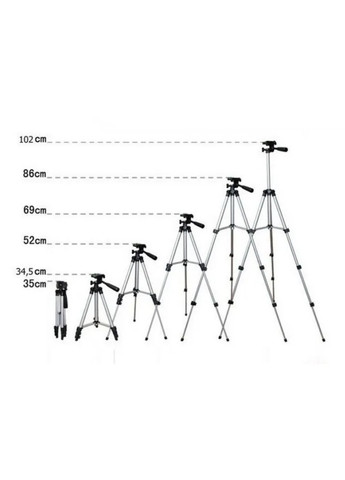 Штатив для камери та телефону TriPod TF-3110 Трипід-тринога для зйомки 360° висота 35-102 см No Brand (331325693)