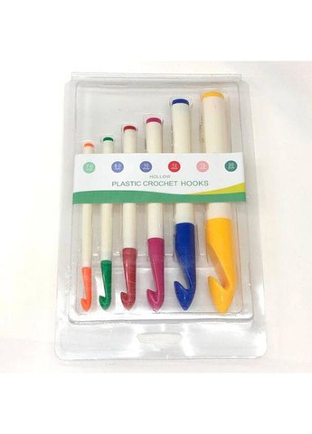 Набір гачків для в'язання 6 од (7-20мм) Крючков (352749136)
