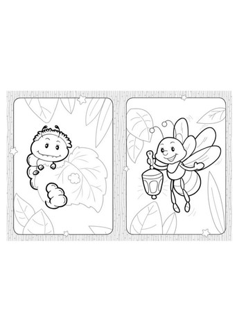 Раскраска детская Микромир насекомых КЕНГУРУ 1489007 для самых маленьких Ranok Creative (305077761)