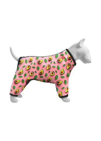 Ветровка для собак Clothes, рисунок "Авокадо на розовом", L50, В 70-74 см, С 47-50 см WAUDOG (332879118)