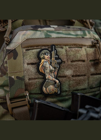 Нашивка Tactical girl №4 PVC tattoo Якудза M-TAC (315048039)
