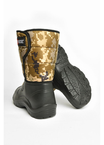 Дутики чоловічі піна піксель на хутрі чорного кольору Let's Shop (367048975)