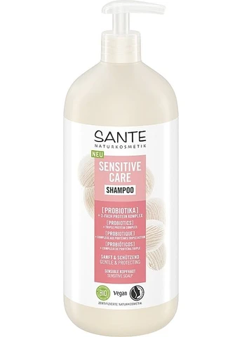 БІО-Шампунь для захисту чутливої шкіри голови з пробіотиками Sensitive Care Shampoo 250ml (1340231-7692914) Sante (368633932)
