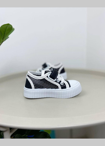 Чорні літні дитячі кросівки чорні 870 No Brand