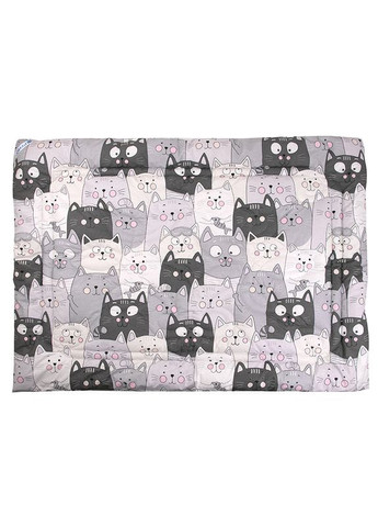 Дитяча ковдра Grey Cat вовняна бязь тепла сіра 140x105 см (22856) Руно (365750830)