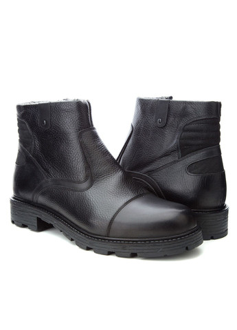 Черные зимние ботинки мужские Springer