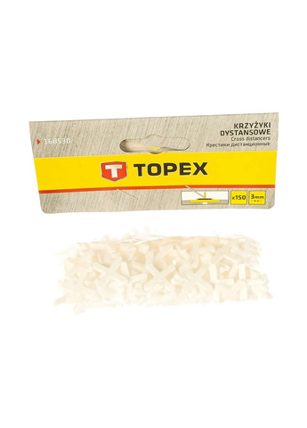 Крестики для плитки (3 мм, 150 шт) пластик (25015) Topex (323165781)