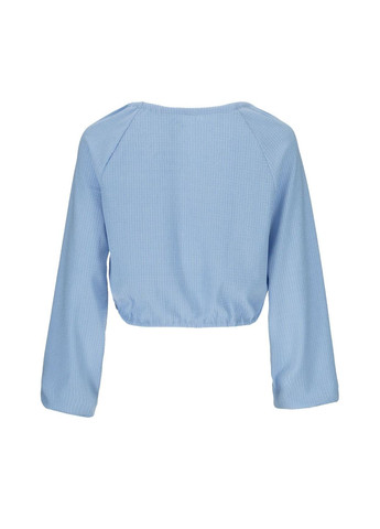 Блакитна блуза однотонна жіноча 901 shop (2000990999276) On me