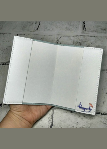 Обкладинка для паспорта екошкіра Котик 9,5х13,5 см Чорна PASSPORTY (330644054)