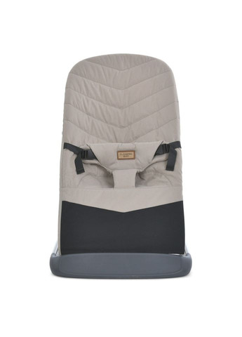 Дитячий шезлонг-гойдалка IZZY бежевий баунсер для новонароджених з 3 положеннями нахилу та ременями безпеки El Camino (368759069)