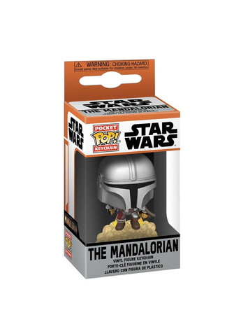 Ігрова фігурка на кліпсі Pop! Мандалорец: Мандалорець з бластером () Funko 53046 (332943638)