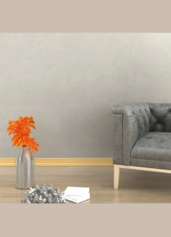 Гнучкий самоклеючий плінтус бежевий SW00000066 SW-00000066 Sticker Wall (305830605)