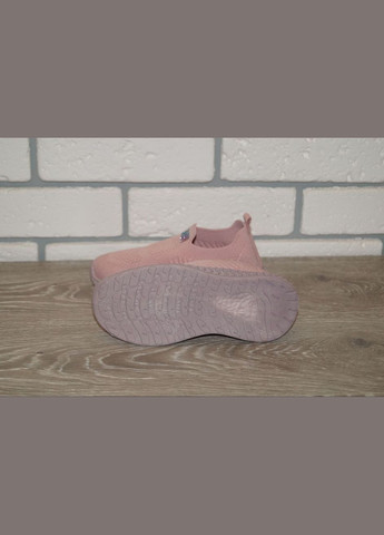 Розовые демисезонные кроссовки текстильные для девочки розовые Vesnoe