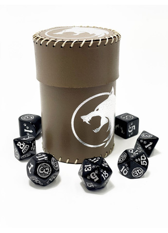 Настольная игра Стакан для кубиков Волк коричневый Dice Cup Планета ігор (372480395)