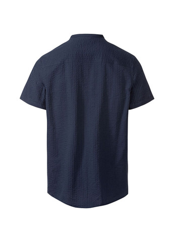 Синяя праздничный, классическая, повседневный, кэжуал рубашка однотонная Livergy
