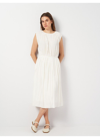 Білий кежуал сукня H&M однотонна