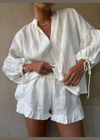 Жіночий білий костюм No Brand (334883636)