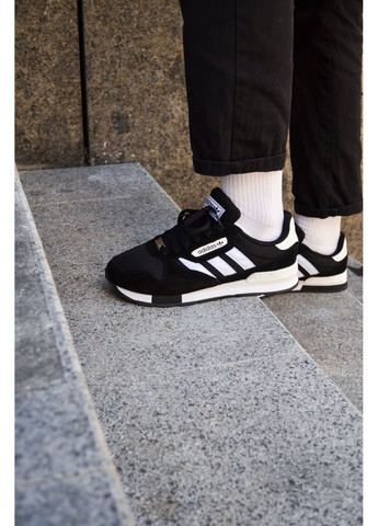 Чорні Осінні кросівки чоловічі adidas trezoid 2 black white адідас No Brand