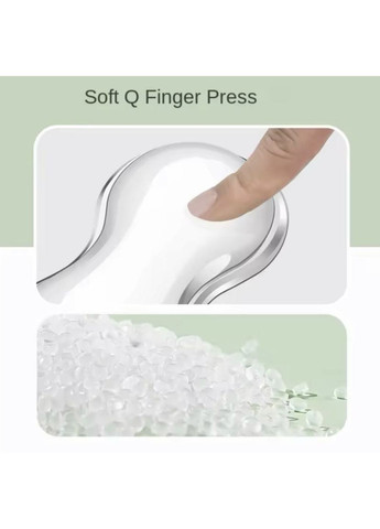 Ергономічний килимок підставка під зап'ястя рук для миші та клавіатури з ефектом пам'яті 1 шт Прозорий Neon (362577127)