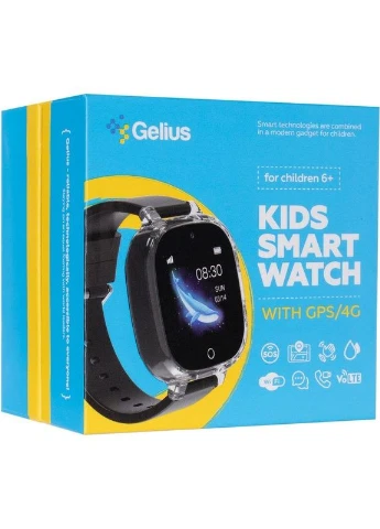 Дитячий смарт-годинник з GPS/4G/E-SIM Pro Summer (GP-PK009) - Чорний Gelius (383902024)