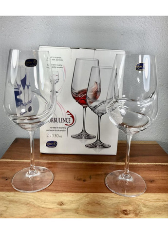 Набор бокалов для вина Turbulence 550 мл 2 шт. 40774/550 Bohemia (342375418)