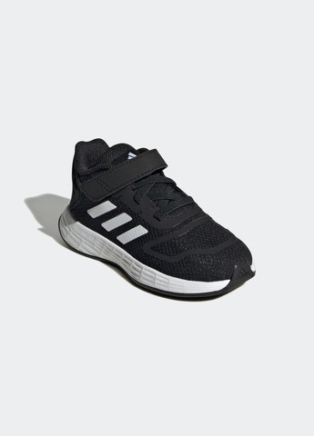 Черные всесезон кроссовки duramo 10 core black cloud white adidas