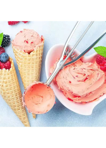 Ложка для морозива механічна ложка для морозива з виштовхувачем зі сталі діаметр 5 см China (366666352)