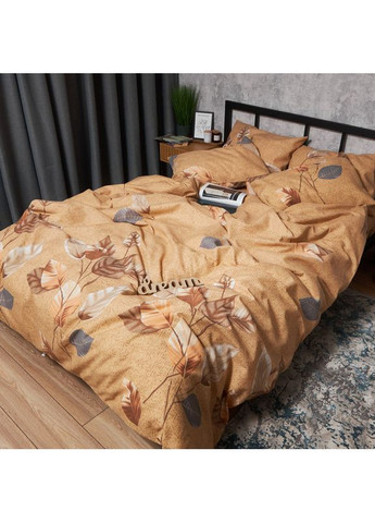 Комплект постельного белья Микросатин Premium «» King Size 220x240 наволочки 2х40х60 (MS-820007490) Moon&Star Amber Leaf (356114524)