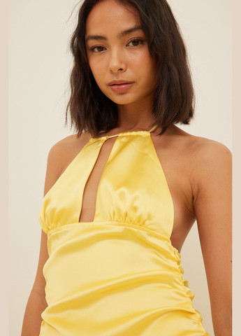 Жовтий сукня літо,лимонний, NA-KD