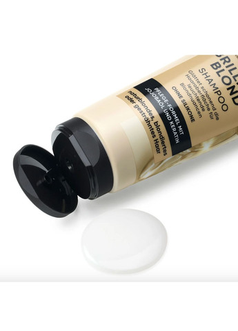 Восстанавливающий шампунь для поврежденного блонда с кератином PROFESSIONAL Shampoo Brilliant Blond 250 мл Balea (367610623)