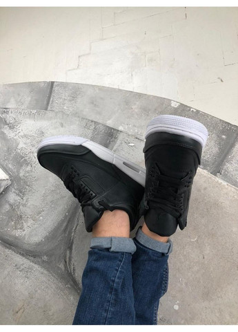 КРОССОВКИ ЖЕНСКИЕ NIKE AIR JORDAN RETRO 3 CYBER MONDAY BLACK НАЙК АИР ДЖОРДАН No Brand чёрные демисезоны (369391377)