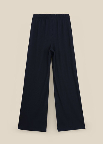 Брюки палаццо однотонные женские K-WBC02309 Темно-синий shop (2000991038394) LAWA Палаццо (368831008)