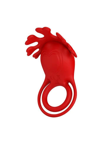 Віброкільце VIBRATION PENIS RING, Ruben, 7 vibration functions red Pretty Love (383093147)