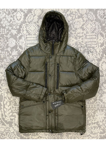 Оливковый демисезонный Пуховик Guess