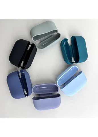 Силиконовый чехол для наушников pods (Тёмно-зелёный) Case Pro 2 (402257496)
