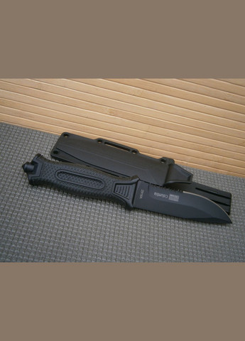 Ніж мисливський 702A з чохлом / серейтор склобій 24 см Columbia (302391906)