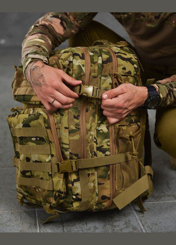 Тактический рюкзак Assault 45л с системой MOLLE мультикам No Brand (315589265)