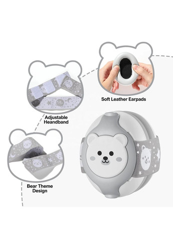 Дитячі протишумні навушники Baby Earmuffs навушники для дітей до 36 місяців, колір: Honeywell (315516789)