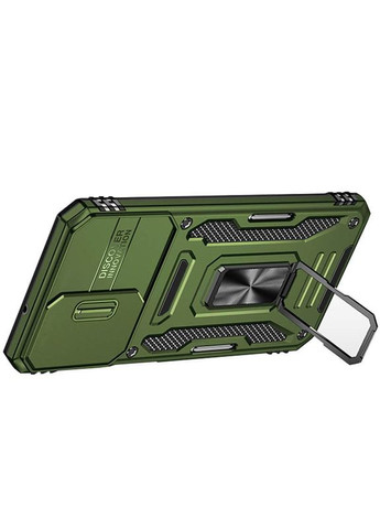 Ударопрочный чехол Camshield Army Ring для Samsung Galaxy A14 4G/5G Зеленый Epik (372499915)