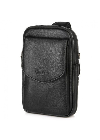 Мужская сумка слинг 2 отделения через плечо 15 х 20 х 6 см G 607-5 черная Cantlor (315722111)