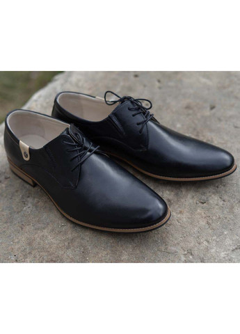 Черные кэжуал туфли дерби LC на шнурках