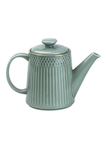 Чайний сервіз на 6 персон 8 предметів, зелений No Brand HP6168 (299239364)