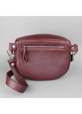 Шкіряна сумка поясна-кроссбоді Vacation бордова флотар The Wings (348359037)
